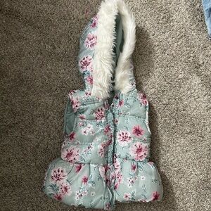 Baby toddler girl puffer vest